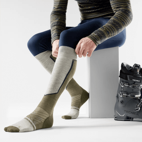 Targeted cushion ski socks - Ash