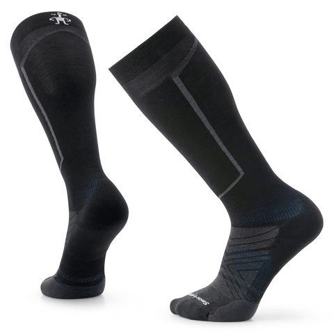 Targeted cushion ski socks - Black