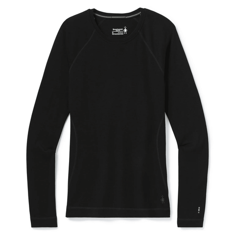 Classic thermal merino women's baselayer top - Black