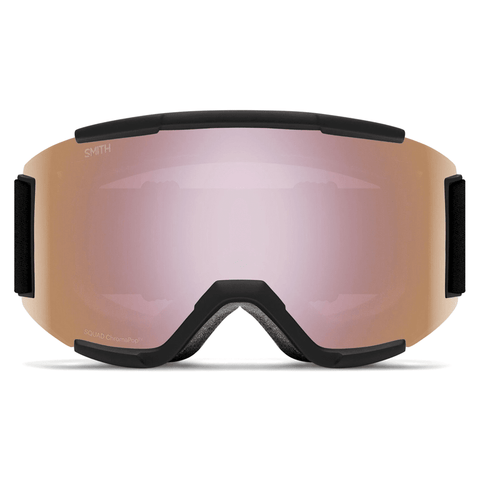 Squad goggle - Black / CP Everyday rose gold mirror + Clear