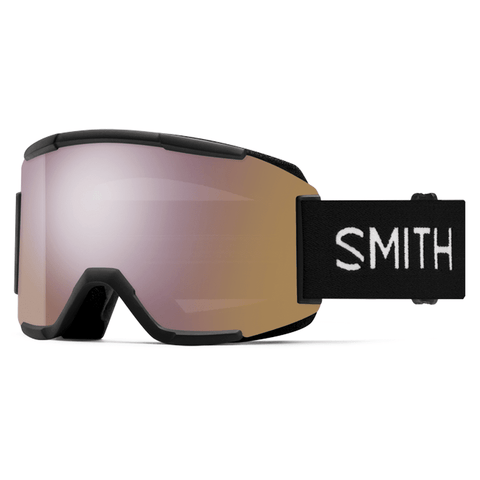 Squad goggle - Black / CP Everyday rose gold mirror + Clear