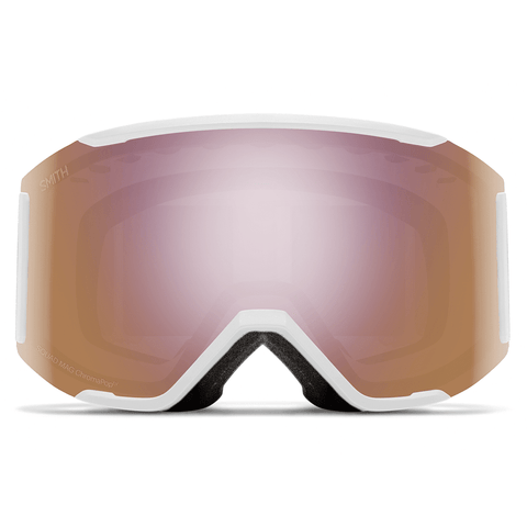 Squad MAG goggle - White vapor / CP Everyday rose gold mirror + CP Storm rose flash