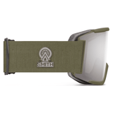 Squad XL goggle - Forest / CP Sun platinum mirror + CP Storm yellow flash