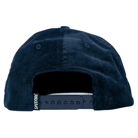 Demon script snapback hat - Navy