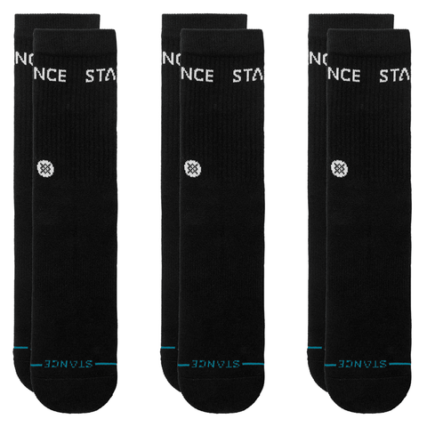 Origin socks 3 pack - Black