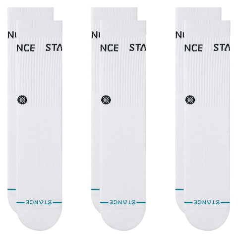 Origin socks 3 pack - White
