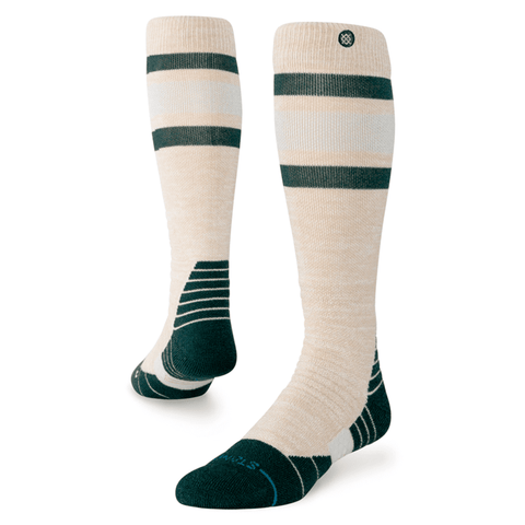 Boyd mid wool ski socks - Sand