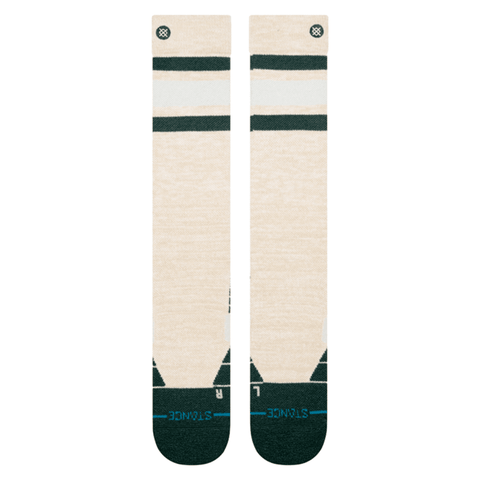 Boyd mid wool ski socks - Sand