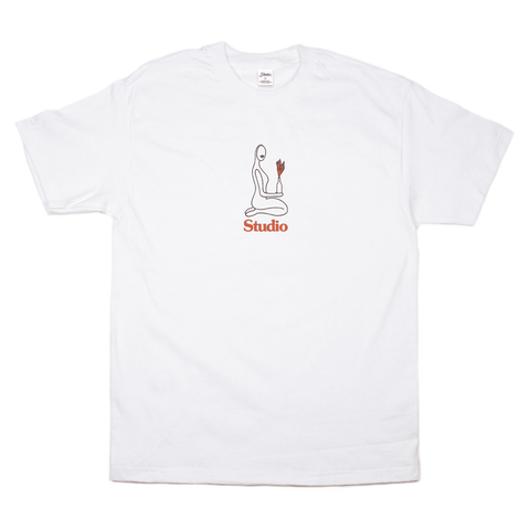 Flame of love t-shirt - White