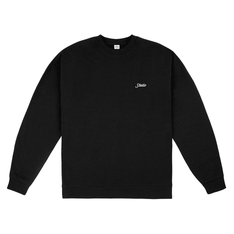 Small script crewneck - Black