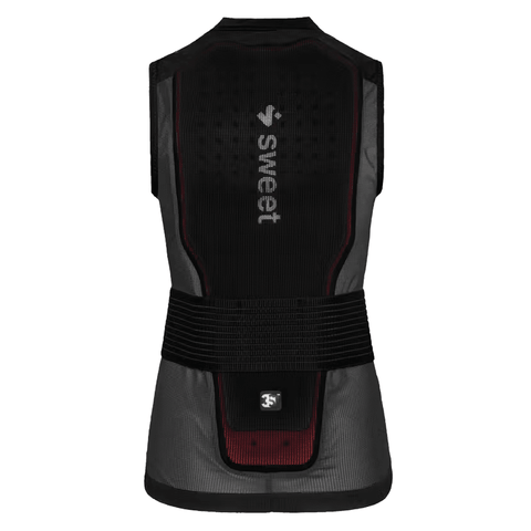 JR kids' back protector vest 2.0 - True black