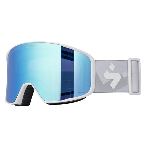 Boondock reflect goggle - Matte white bronco peaks / RIG® Aquamarine + RIG® Light amethyst