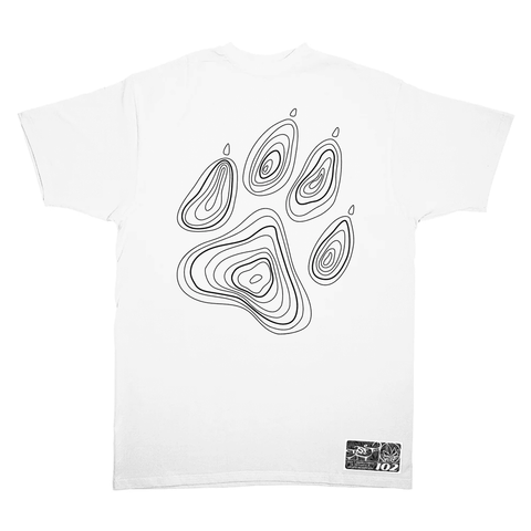 BDOG paw t-shirt - White