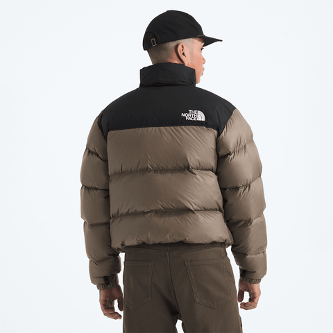 1996 Retro nuptse jacket - Mocha brown / TNF black