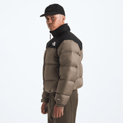 1996 Retro nuptse jacket - Mocha brown / TNF black