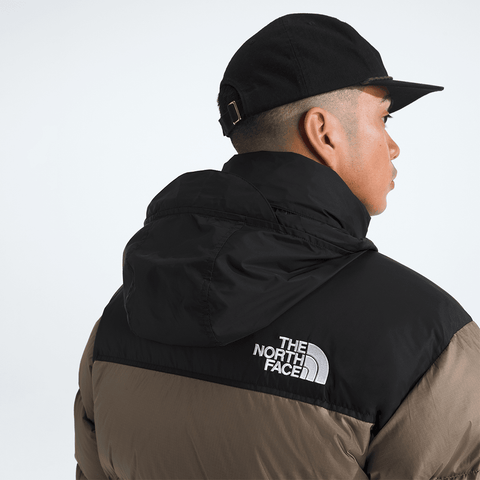 1996 Retro nuptse jacket - Mocha brown / TNF black