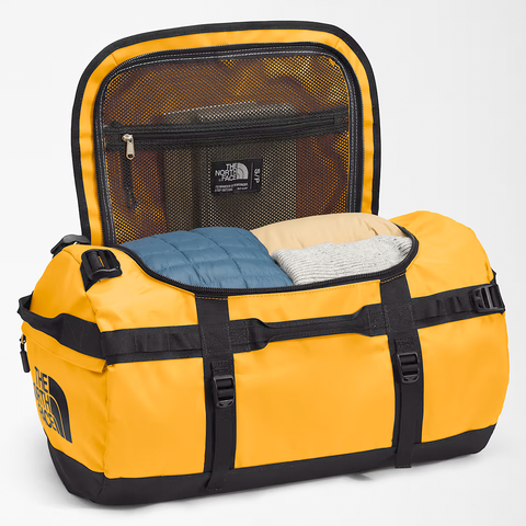 Base camp duffel bag S - Summit gold / TNF black