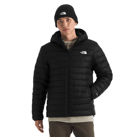 Classic down hooded jacket - TNF black
