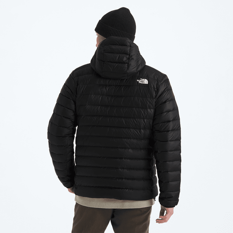 Classic down hooded jacket - TNF black