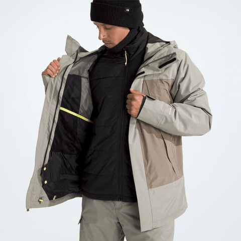 Clement Triclimate® jacket - Clay grey / TNF black