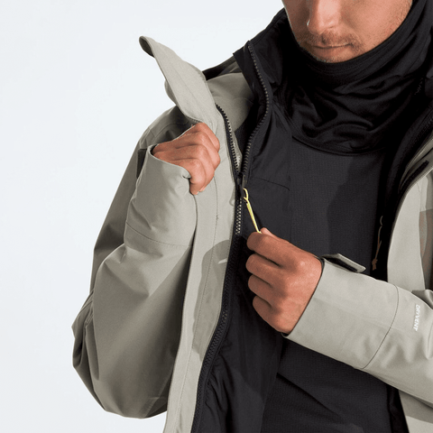 Clement Triclimate® jacket - Clay grey / TNF black