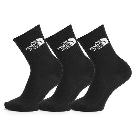 Everyday standard crew socks 3 pack - TNF black