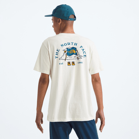 Evolution sky cloud graphic t-shirt - White dune