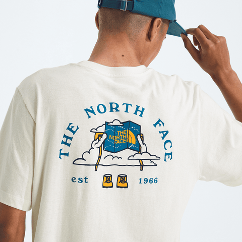 Evolution sky cloud graphic t-shirt - White dune