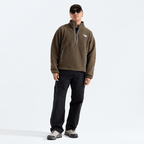 TNF™ fleeski ¼ zip - Dark chestnut