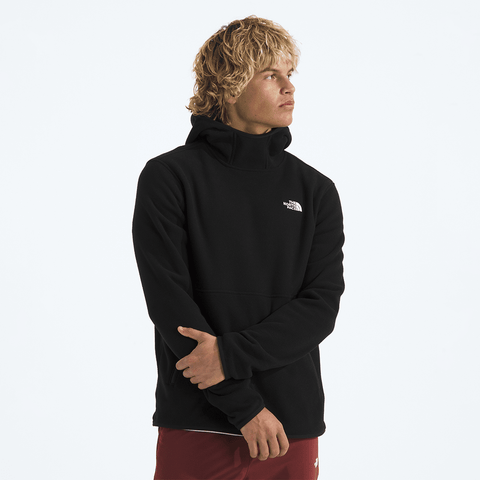 Glacier fleece pullover hoodie - TNF black