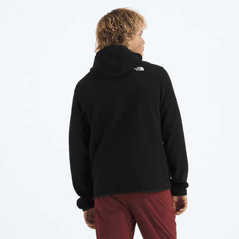 Glacier fleece pullover hoodie - TNF black
