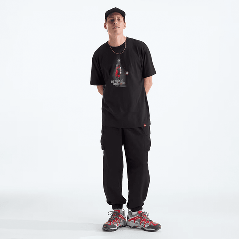 Heavyweight relaxed t-shirt - TNF black / Icons