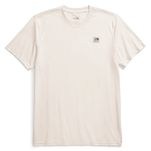 Heritage patch t-shirt - Heather white dune