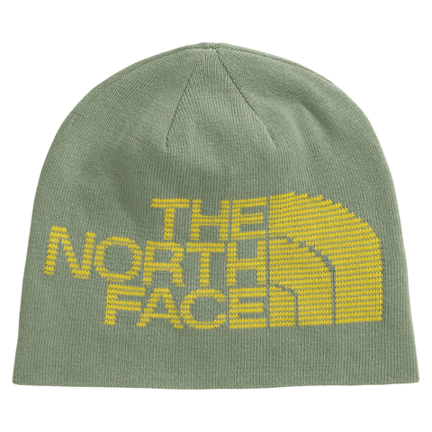 Highline reversible beanie - Bark mist / Dijon yellow