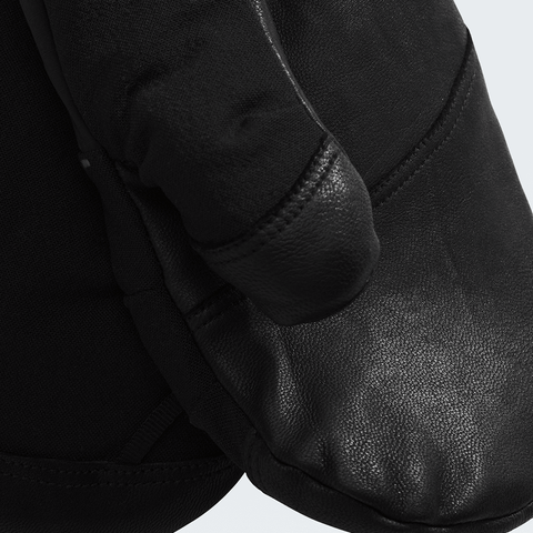 Montana edge leather mitts - TNF black / TNF black heather