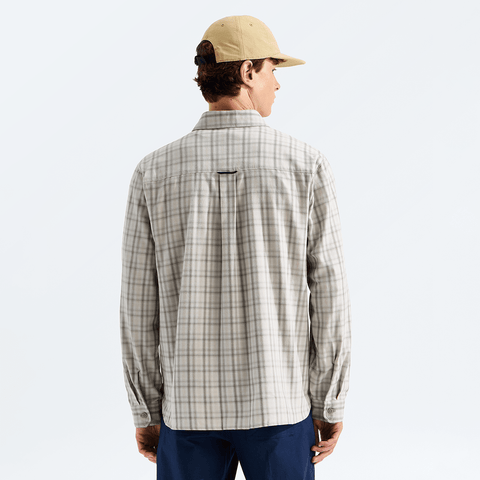 Mountain falls flannel shirt - Stone slab mini shadow plaid