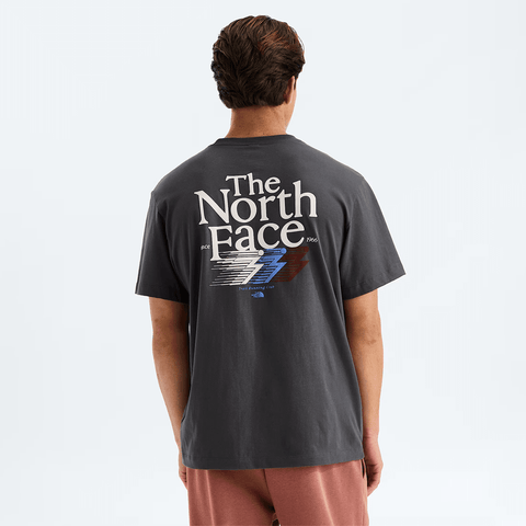 Retro trail relaxed t-shirt - Anthracite grey