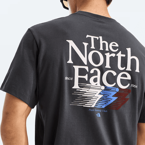 Retro trail relaxed t-shirt - Anthracite grey