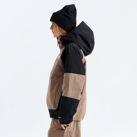 Slaydee insulated women's jacket - Garnet / TNF black