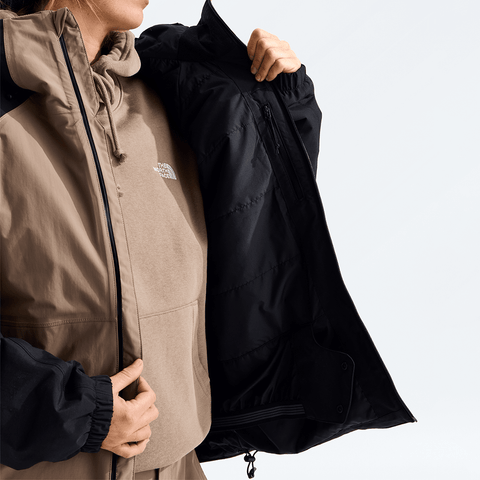 Slaydee insulated women's jacket - Garnet / TNF black