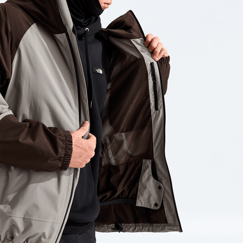 Slider jacket - Stone slab / Dark chestnut