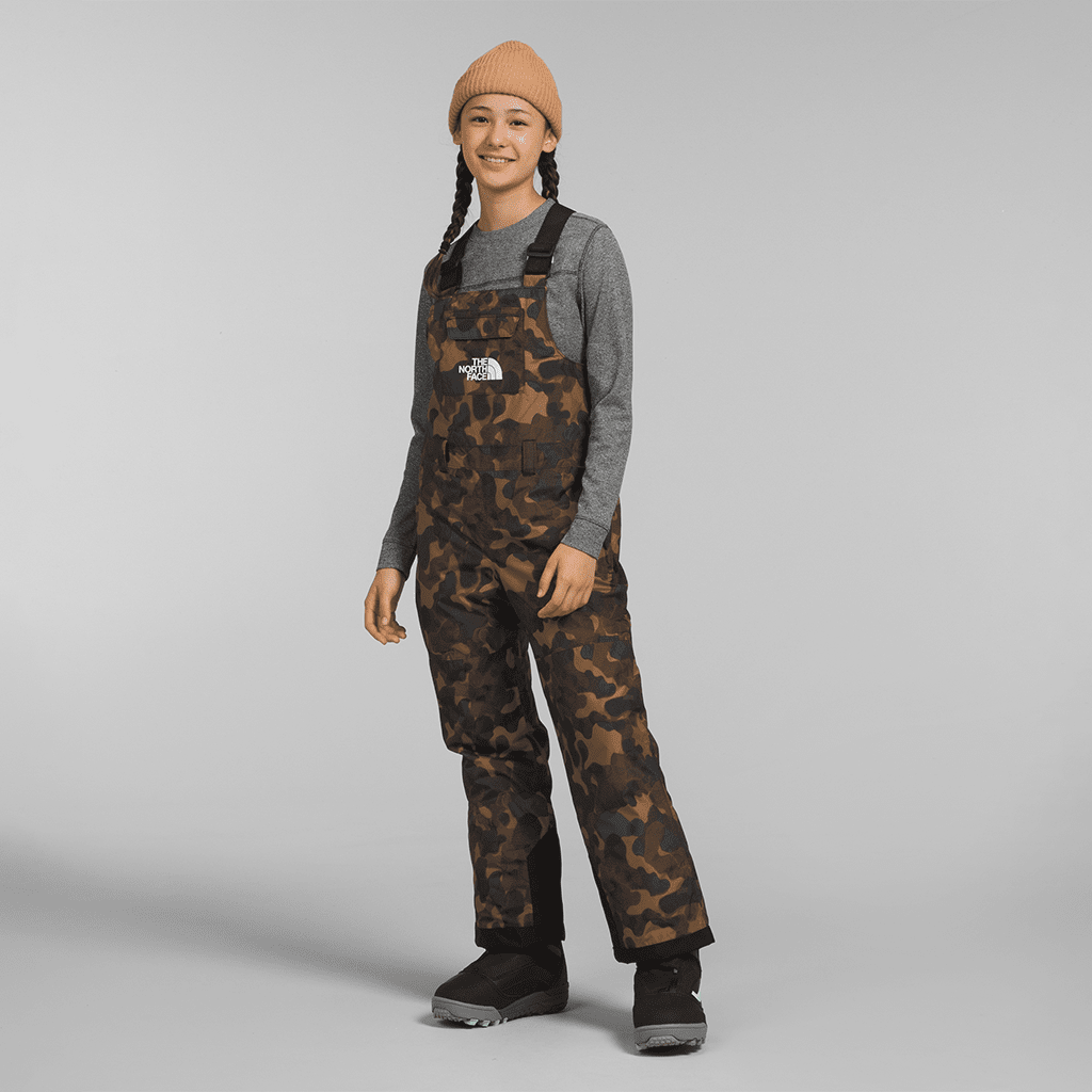 Freedom insulated bib kids' pants - Utility brown camo – D-STRUCTURE