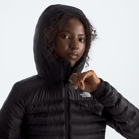 Terra peak women's hooded jacket - TNF black