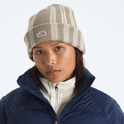 Urban explore beanie - Flax / Linen / Vintage white