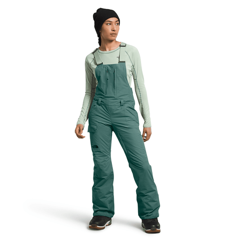 Freedom women's insulated bib pants - Dark sage