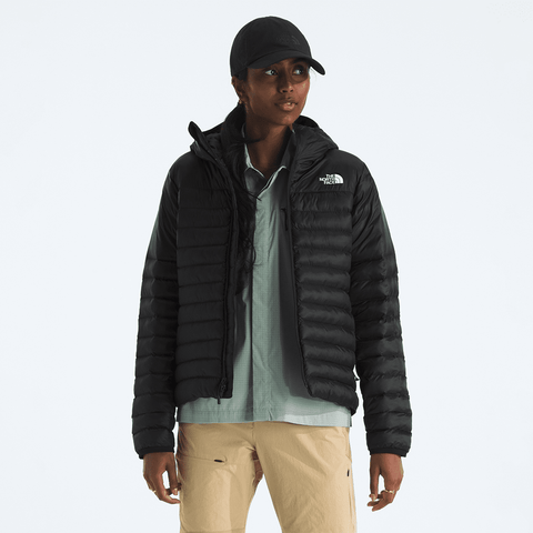 Terra peak women's hooded jacket - TNF black