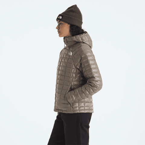 Thermoball™ women's hooded jacket - Mocha brown