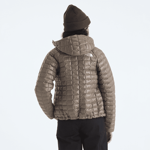 Thermoball™ women's hooded jacket - Mocha brown