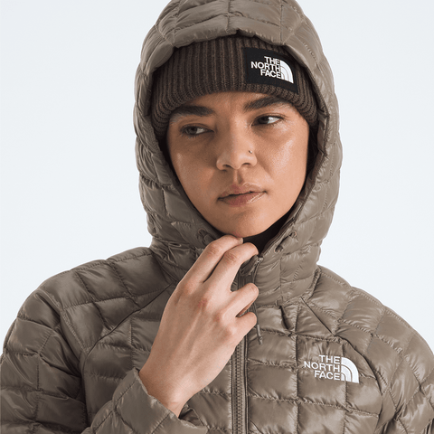 Thermoball™ women's hooded jacket - Mocha brown