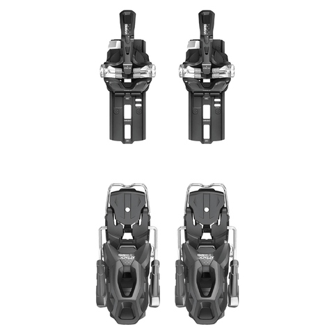 Attack Hybrid 11 MN/PT bindings - Solid black / Silver